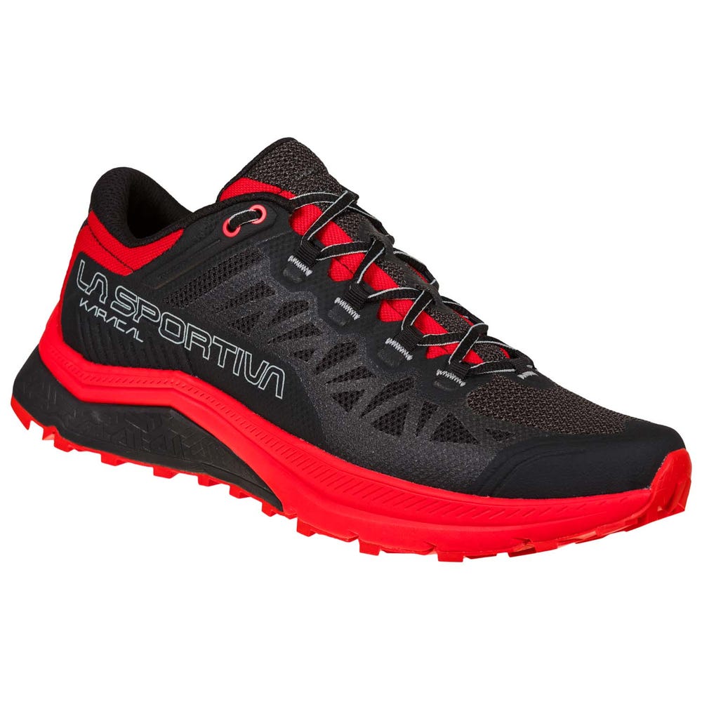 Zapatillas Trail Running La Sportiva Karacal Hombre Negras/Rojas Chile-6932457